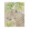 Stupell Industries Leopard Impression & Palms Canvas Wall Art Design by Carol Robinson